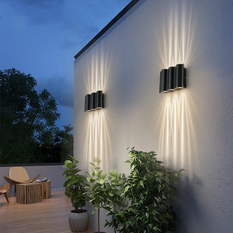 Contemporary Waterproof LED Outdoor Wall Sconce