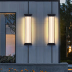 Premium Waterproof Striped Rectangle Wall Sconce Lamp