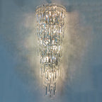 Crystal Tassel Wall Sconce