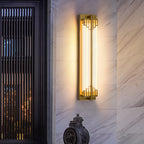 Waterproof Rectangular Stainless Steel LED Wall Sconce