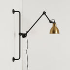 Industrial Iron Swing Arm Sconce
