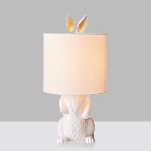 Contemporary Rabbit-Shaped 1-Light Table Lamp