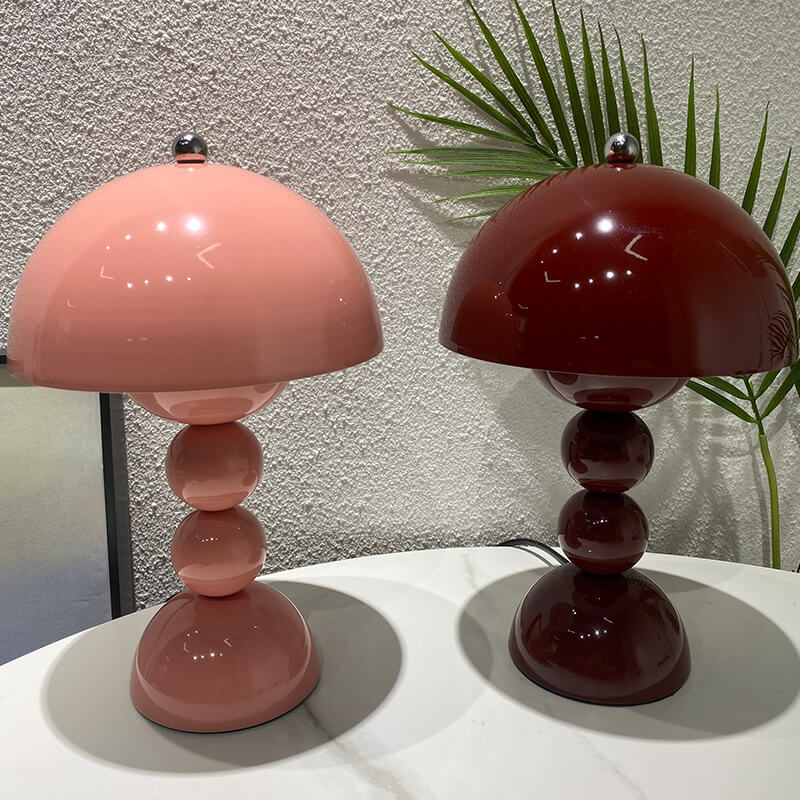 Nordic Mushroom 1-Light Round Table Lamp