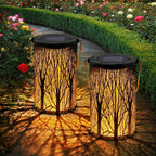 Art Deco Solar Cylinder Lantern