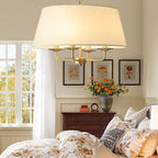 Classic European 4-Light Iron Pendant Lamp