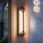 Waterproof Rectangular Stainless Steel LED Wall Sconce