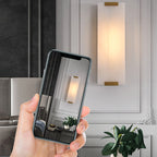 Luxury Copper Marble 3-Light Wall Sconce - Nordic Design