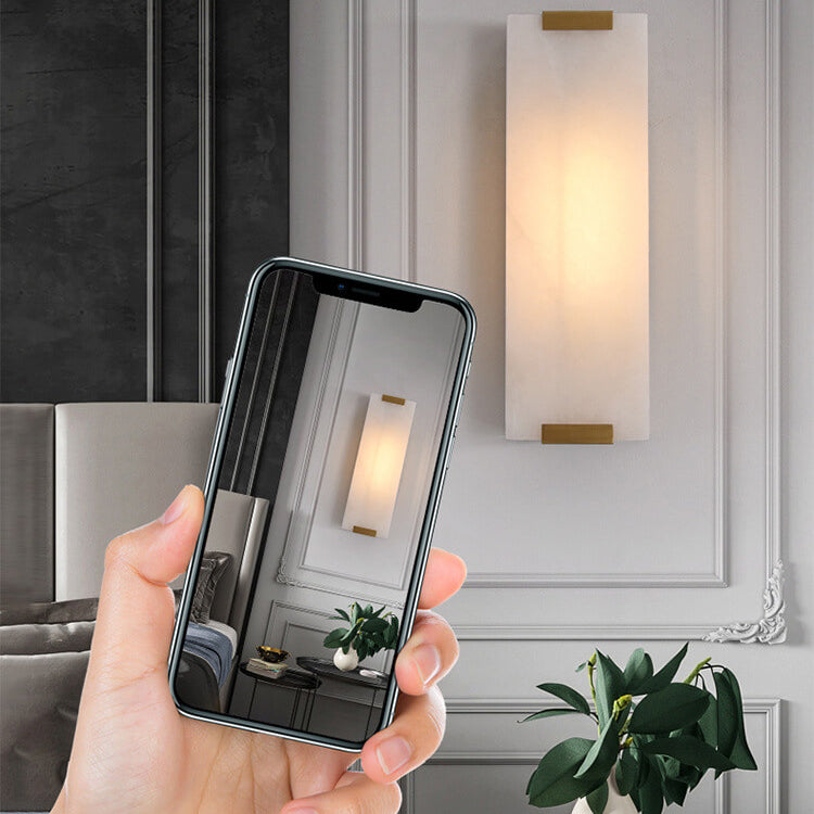 Luxury Copper Marble 3-Light Wall Sconce - Nordic Design