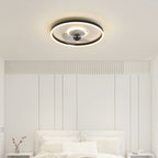 Minimalist Round Invisible LED Ceiling Fan Light