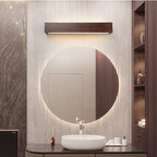 Striped Wood LED Vanity Sconce