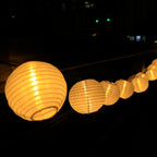 Art Deco Solar Waterproof LED String Lights - Outdoor
