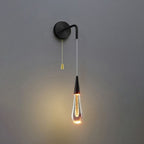 Luxury Teardrop Crystal LED Wall Sconce