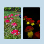 Premium Waterproof Solar LED Mushroom Garden Light String