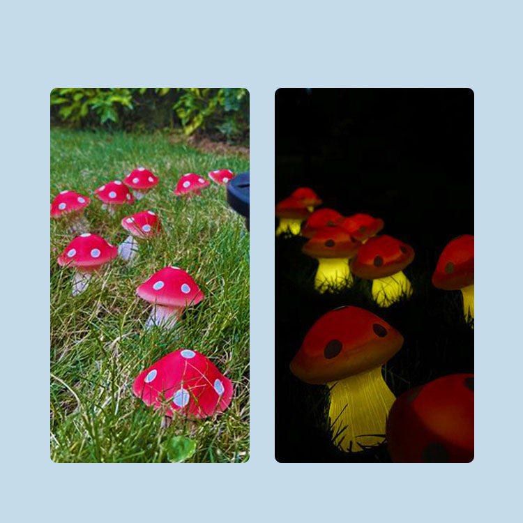 Premium Waterproof Solar LED Mushroom Garden Light String