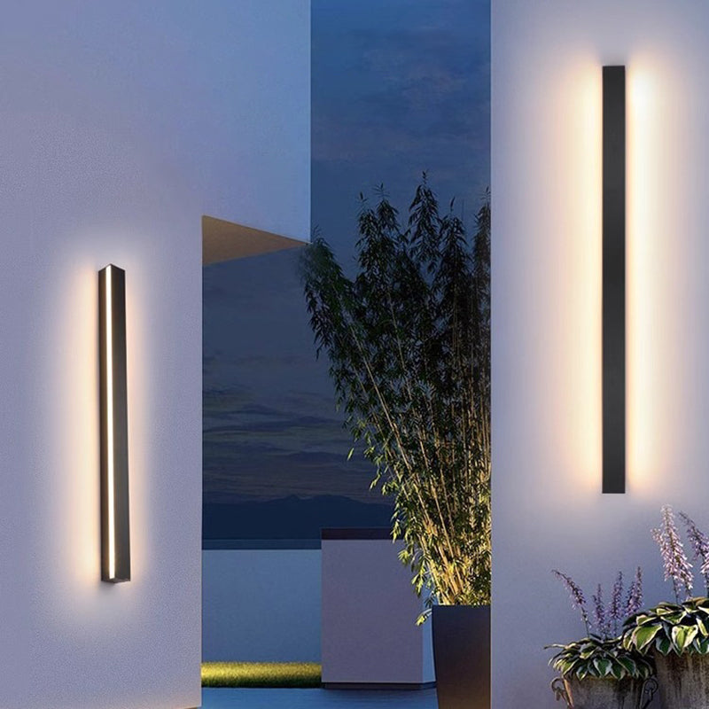 Premium Minimalist Rectangular LED Wall Sconce - Aluminum
