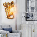 Mermaid Resin Crystal Wall Sconce