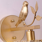 Crystal Bird Wall Sconce