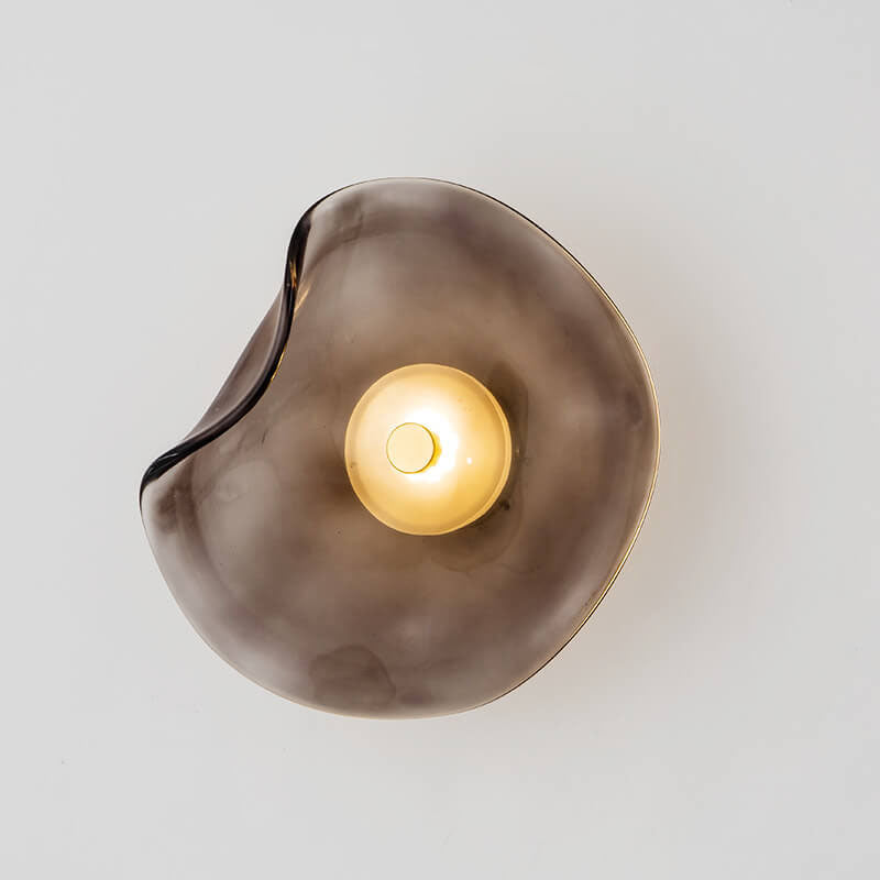 Round Glass LED Wall Sconce