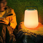 Premium Solar Waterproof Leather Cylinder Lantern
