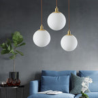 White Orb Nordic Pendant Light
