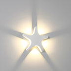 Modern Aluminum Starfish LED Waterproof Wall Sconce