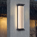 Premium Waterproof Striped Rectangle Wall Sconce Lamp