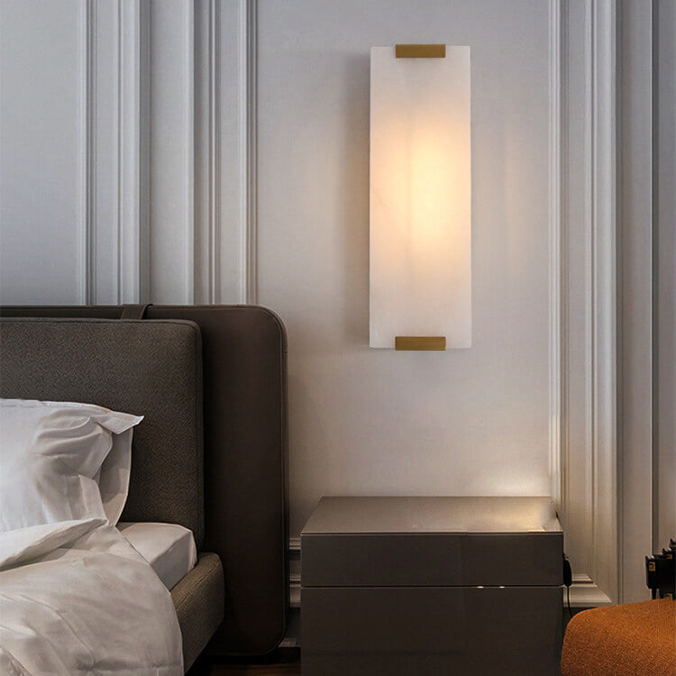 Luxury Copper Marble 3-Light Wall Sconce - Nordic Design