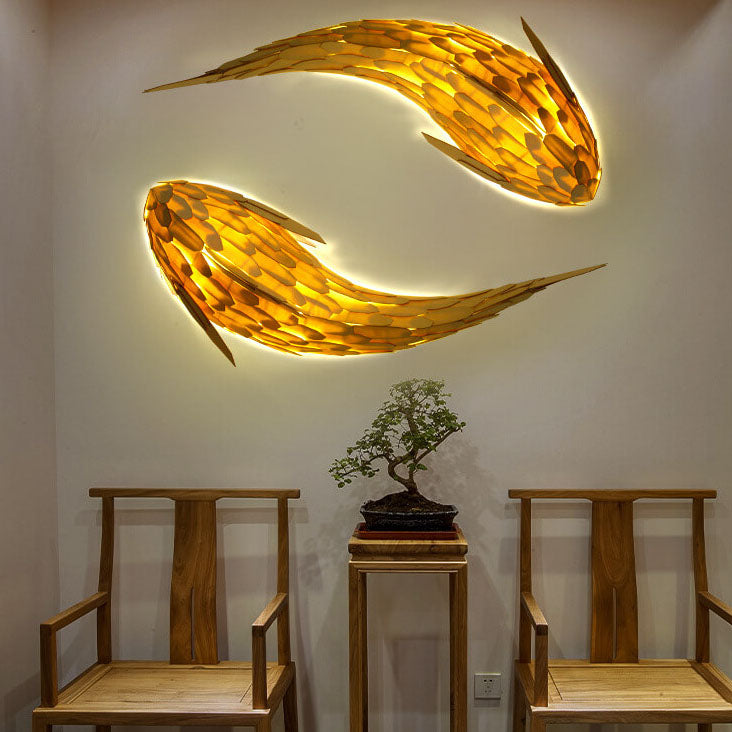 Premium Linden Wood 2/4 Light Wall Sconce