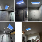 Blue Sky Metal LED Flush Mount Light