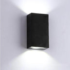 Black Waterproof Aluminum LED Sconce