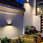 Premium Outdoor Solar Waterproof Rectangular LED Wall