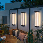 Premium Waterproof Striped Rectangle Wall Sconce Lamp