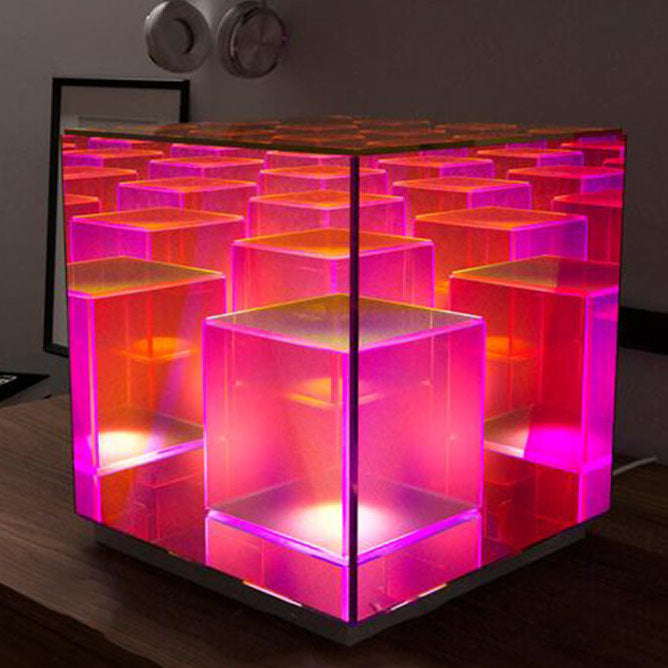 RGB Acrylic Rubik's Cube LED Table Lamp
