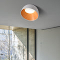 Modern Wooden Bowl LED Flush Mount Ceiling Light