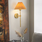 Modern Pleated Fabric Wall Sconce