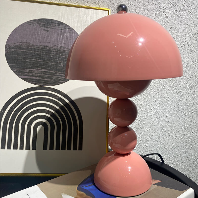 Nordic Mushroom 1-Light Round Table Lamp