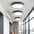 Diamond Geometry LED Flush Mount
