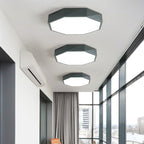 Diamond Geometry LED Flush Mount