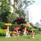 Premium Art Deco Solar LED Mushroom Outdoor Light