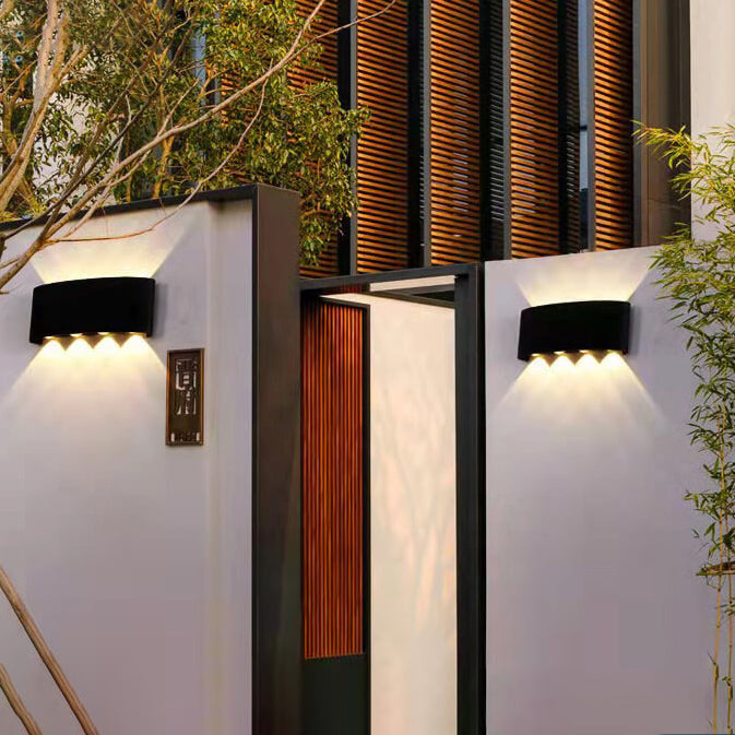 Premium Waterproof LED Outdoor Arc Wall Sconce