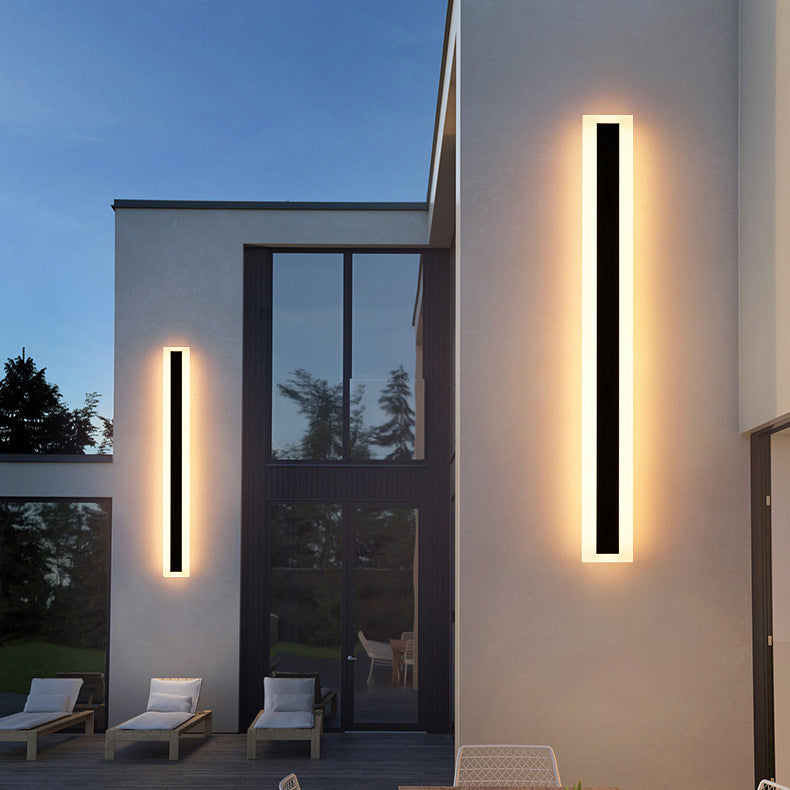 Premium Minimalist Rectangular LED Wall Sconce - Aluminum