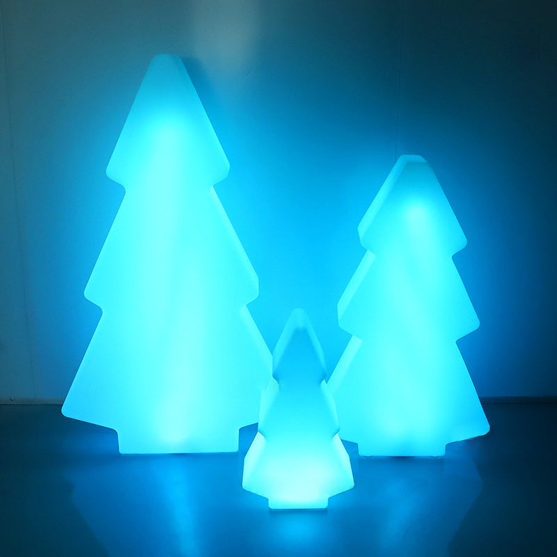Premium Art Deco Solar-Powered RGB LED Christmas Tree