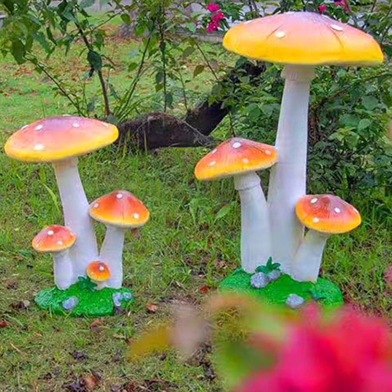 Premium Art Deco Solar LED Mushroom Outdoor Light