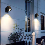 Adjustable LED Outdoor Square Spotlight Sconce