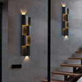 Modern Waterproof Stainless Steel Rectangular LED Wall