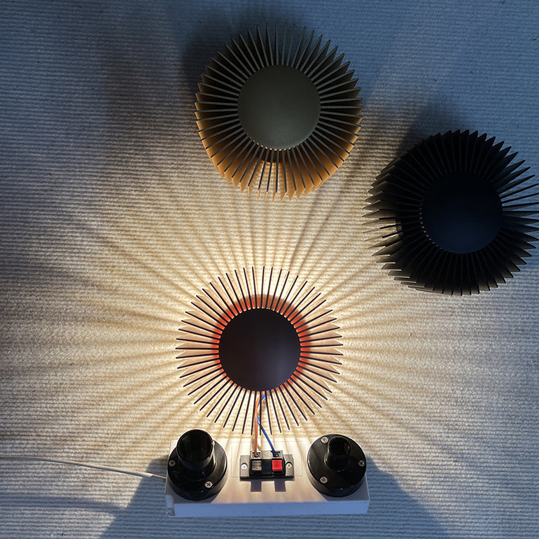Minimalist Aluminum Round LED Wall Sconce