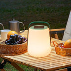 Premium Solar Waterproof Leather Cylinder Lantern