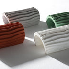 Nordic Striped Resin Wall Sconce