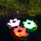 Premium Waterproof Solar LED Floating Lotus Flower Light
