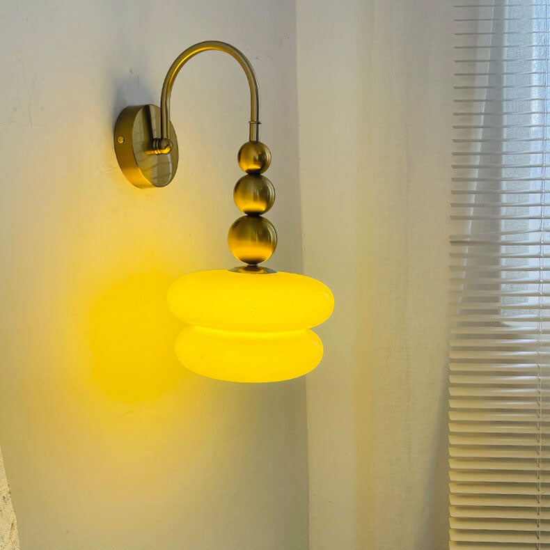 Macaron Gourd Glass Wall Sconce